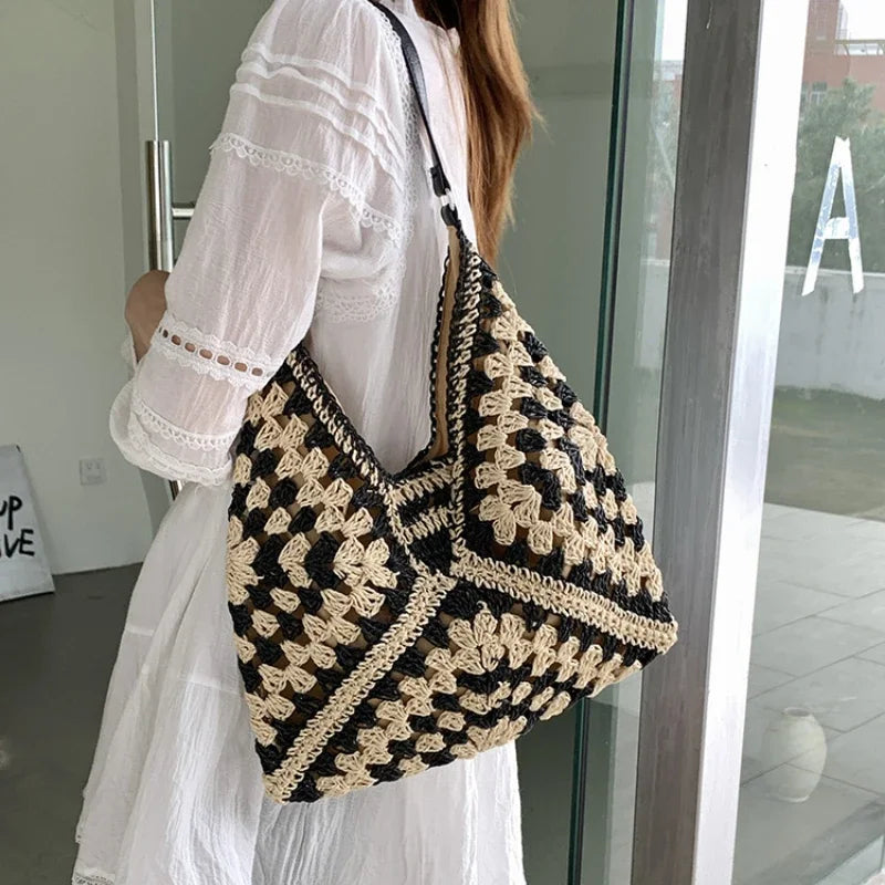 Straw Clutch — Evening Summer Bag