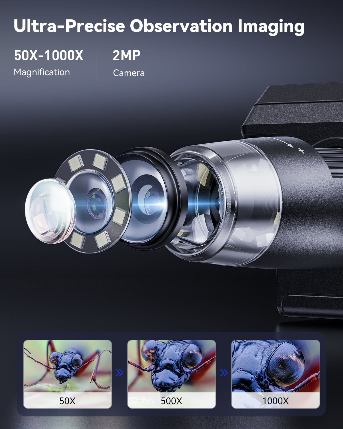 4.3-inch Digital Soldering Microscope