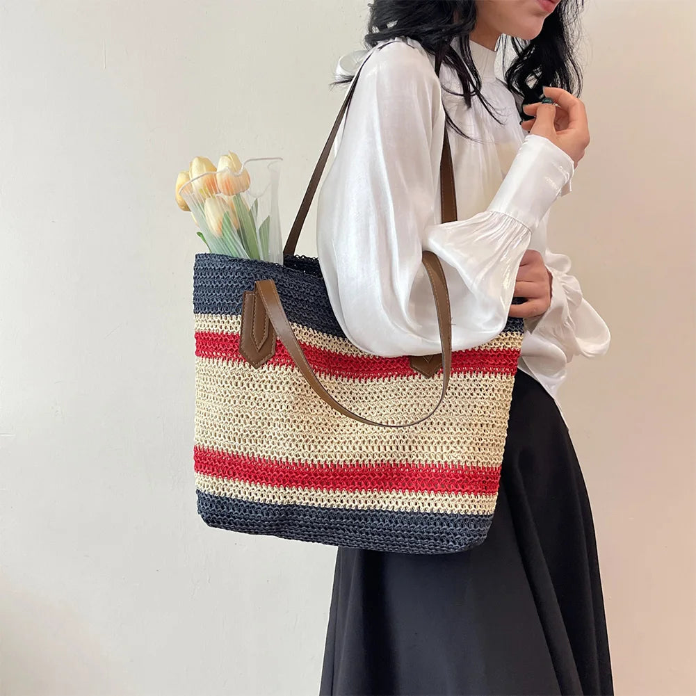 Oversized Canvas Beach Bag — Family Tote