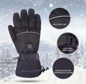 2 Pairs of Rechargeable Heated Gloves
