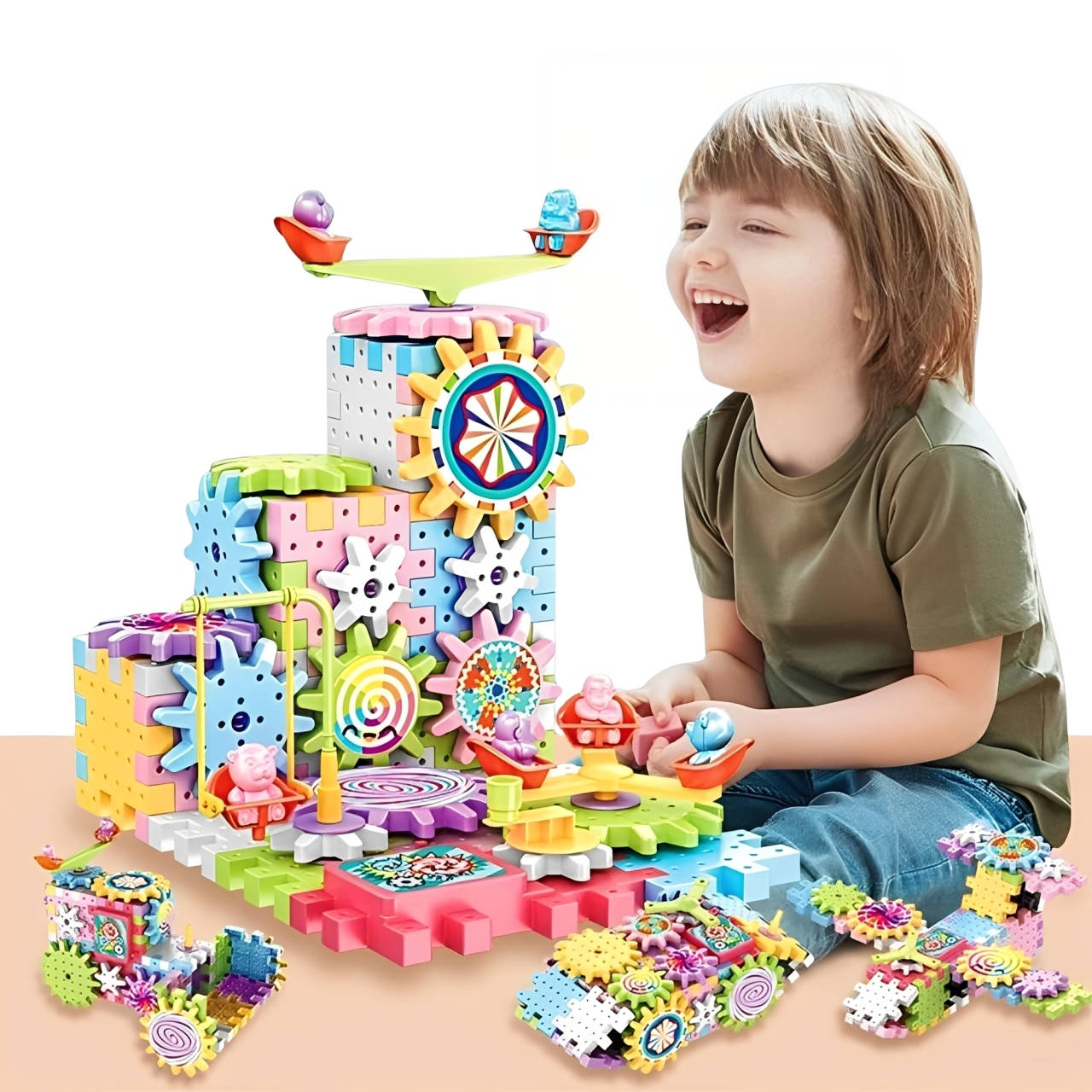 263-Piece Kids' Building Blocks Kit