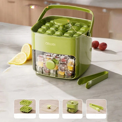 2-Stage Push-In Ice Cube Tray