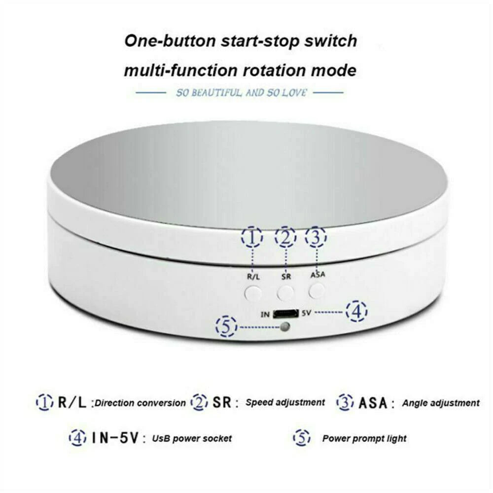 360° Motorized Rotating Display Stand