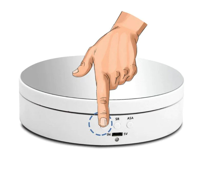 360° Motorized Rotating Display Stand