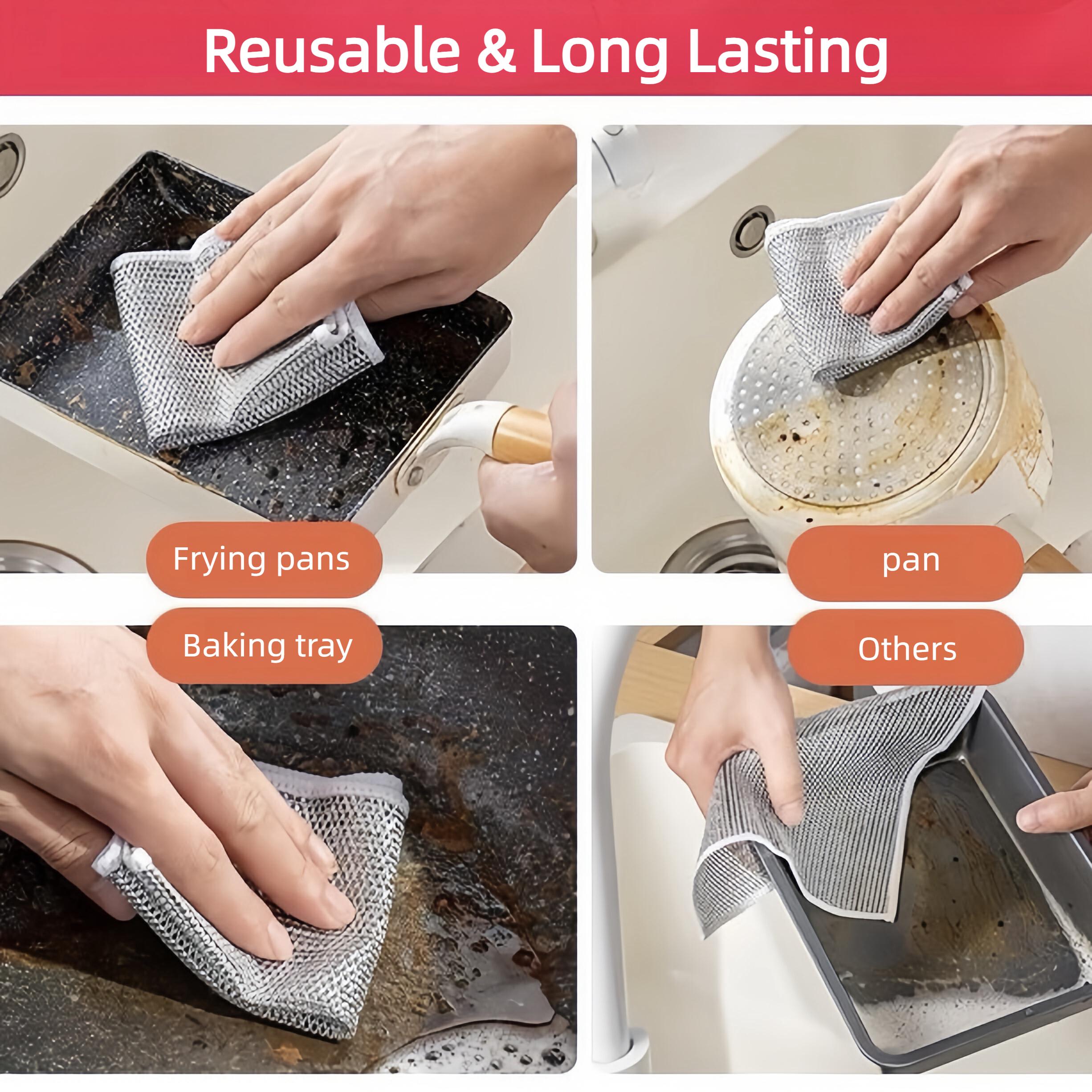 20-Pack Reusable Cleaning Cloths