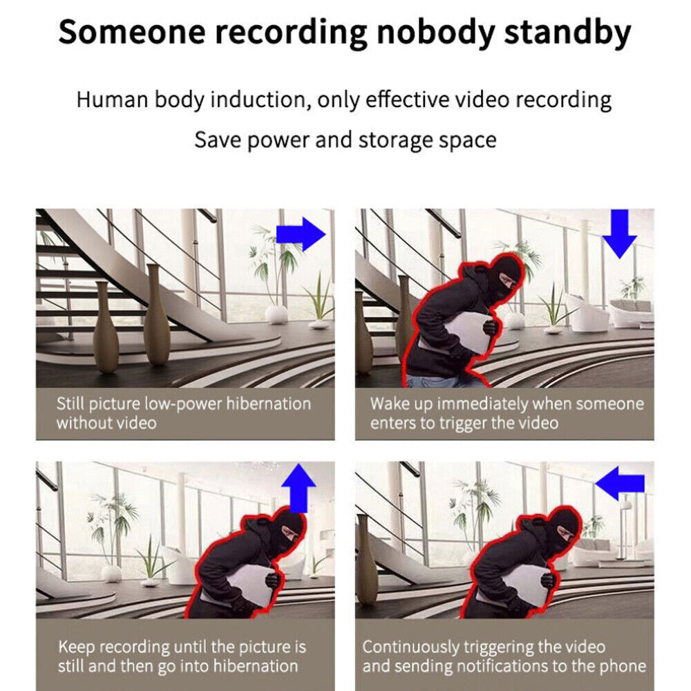 1080p WiFi Mini Hidden Camera with Motion Detection