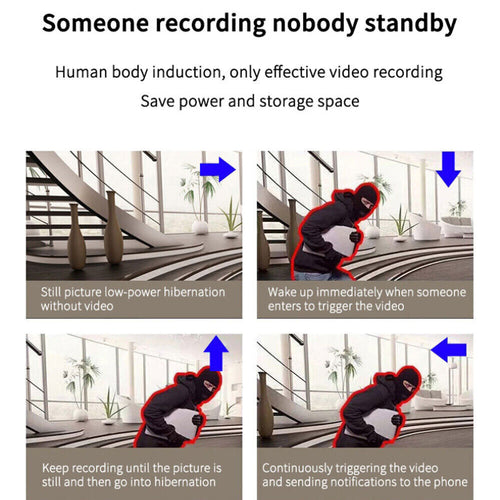 1080p WiFi Mini Hidden Camera with Motion Detection