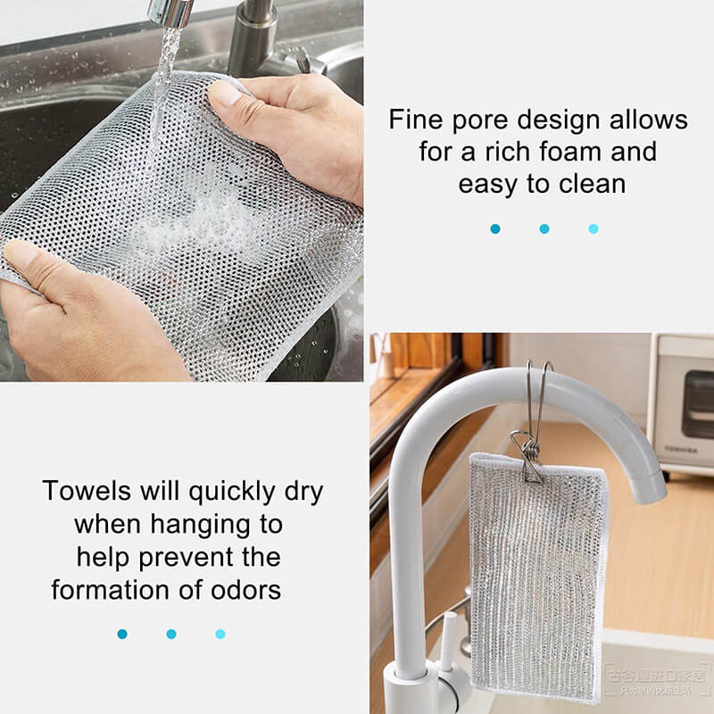 20-Pack Reusable Cleaning Cloths