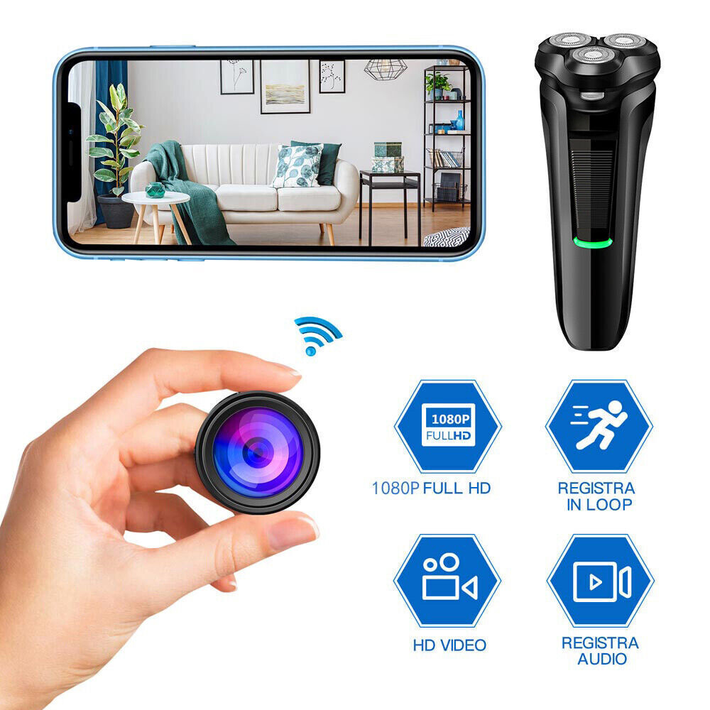 1080p WiFi Mini Hidden Camera with Motion Detection