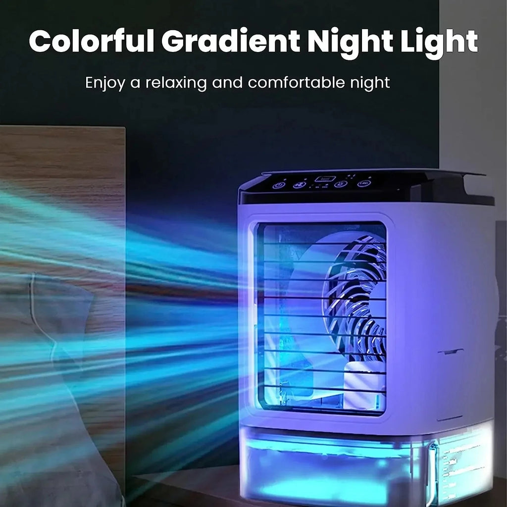 3-Speed Portable Air Cooler with Ultrasonic Cooling