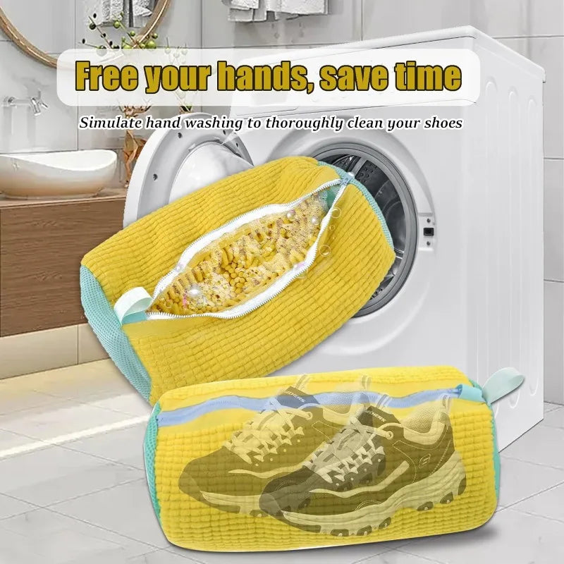 2-Pack Mesh Shoe Washing Bags for Laundry