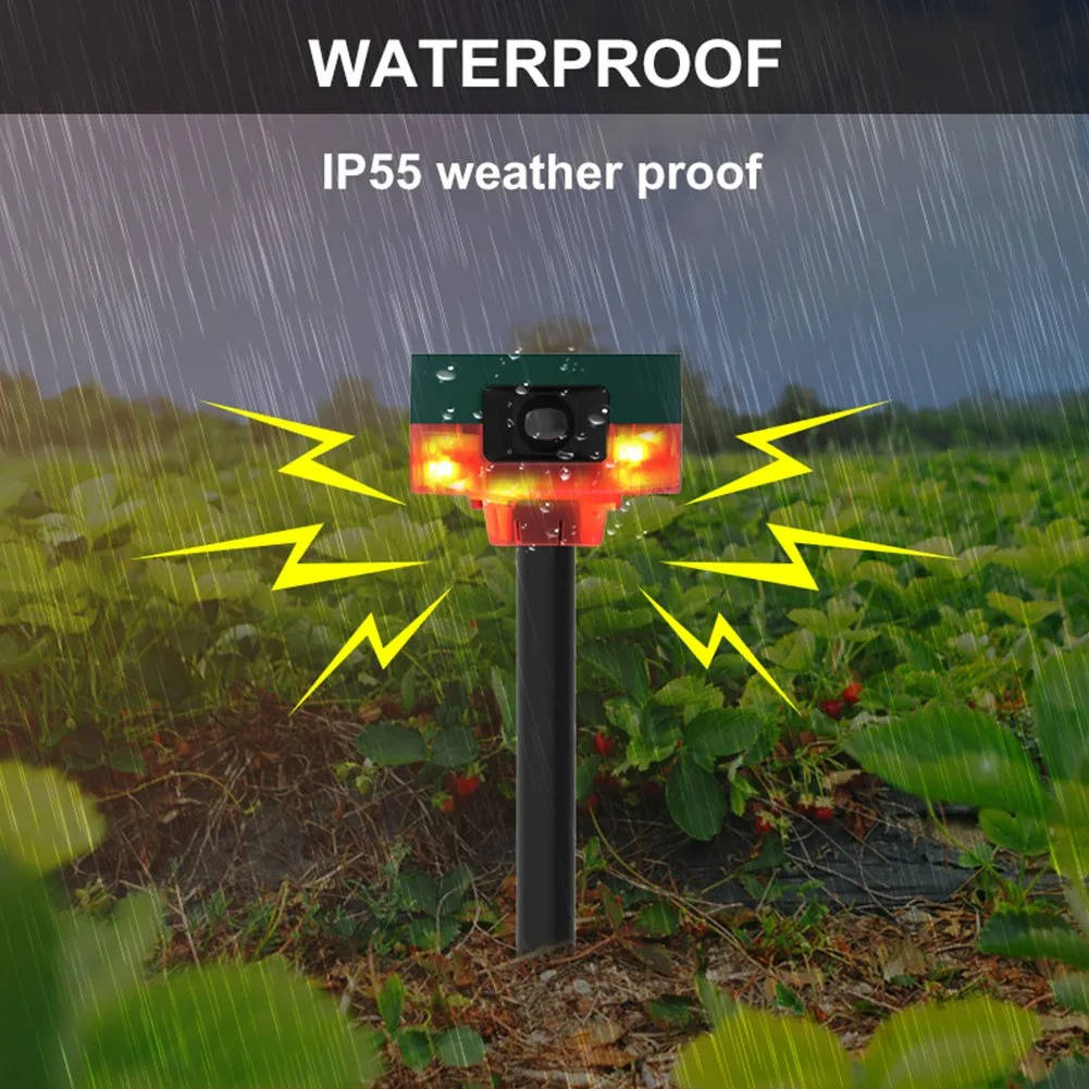 360° Solar Animal Repeller for Garden Pests