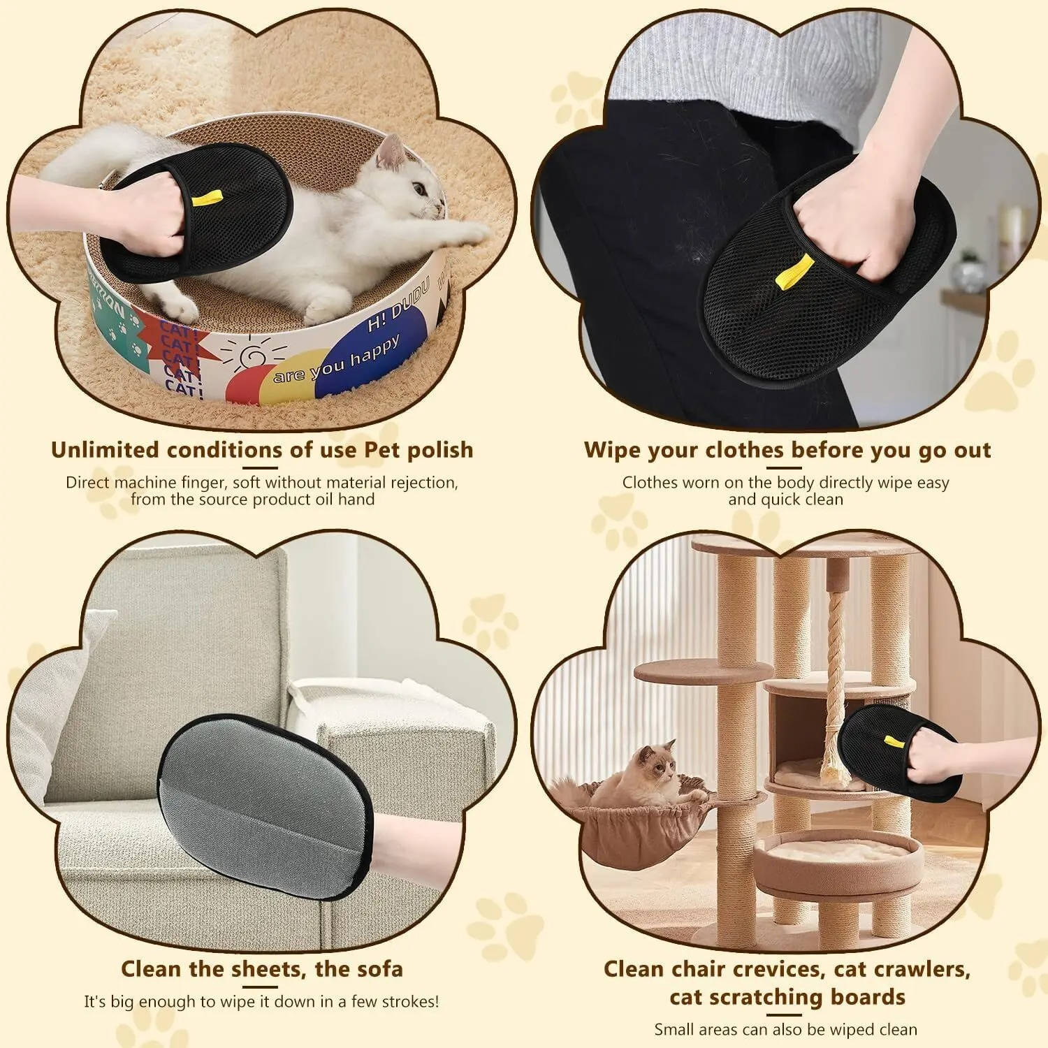 2-Pack Reusable Pet Hair Remover