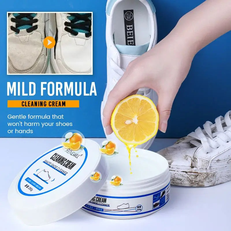 No-Rinse White Shoe Cleaning Cream (100g)
