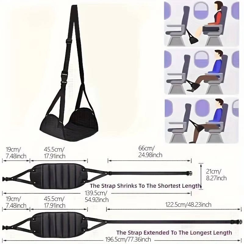 2-Pack Under-Desk Foot Hammock