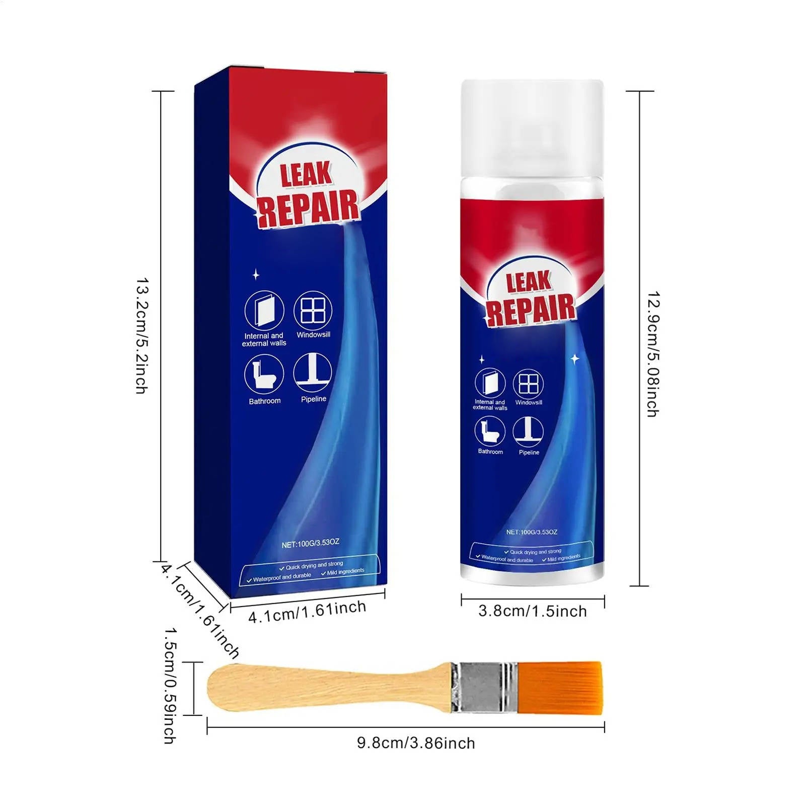 2-Pack All-Purpose Waterproof Sealant Spray