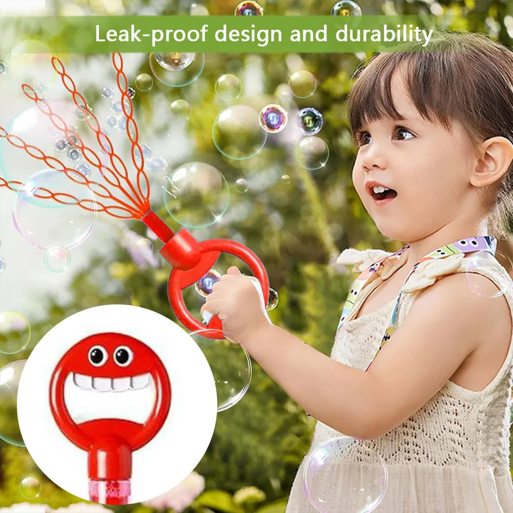 32-Hole Smiling Face Bubble Wand
