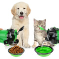 2-in-1 Collapsible Pet Water Bottle & Feeder