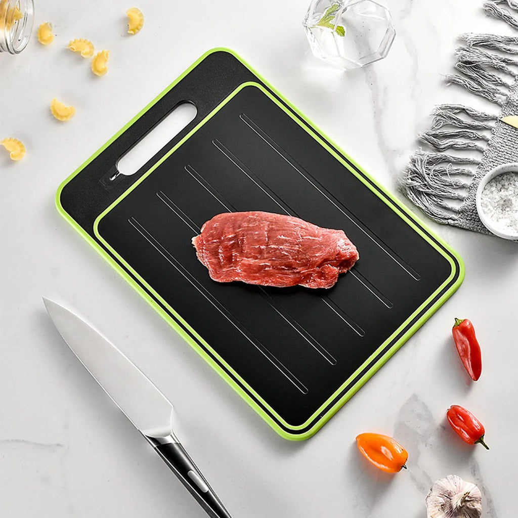 4-in-1 Cutting Board with Defrosting Tray