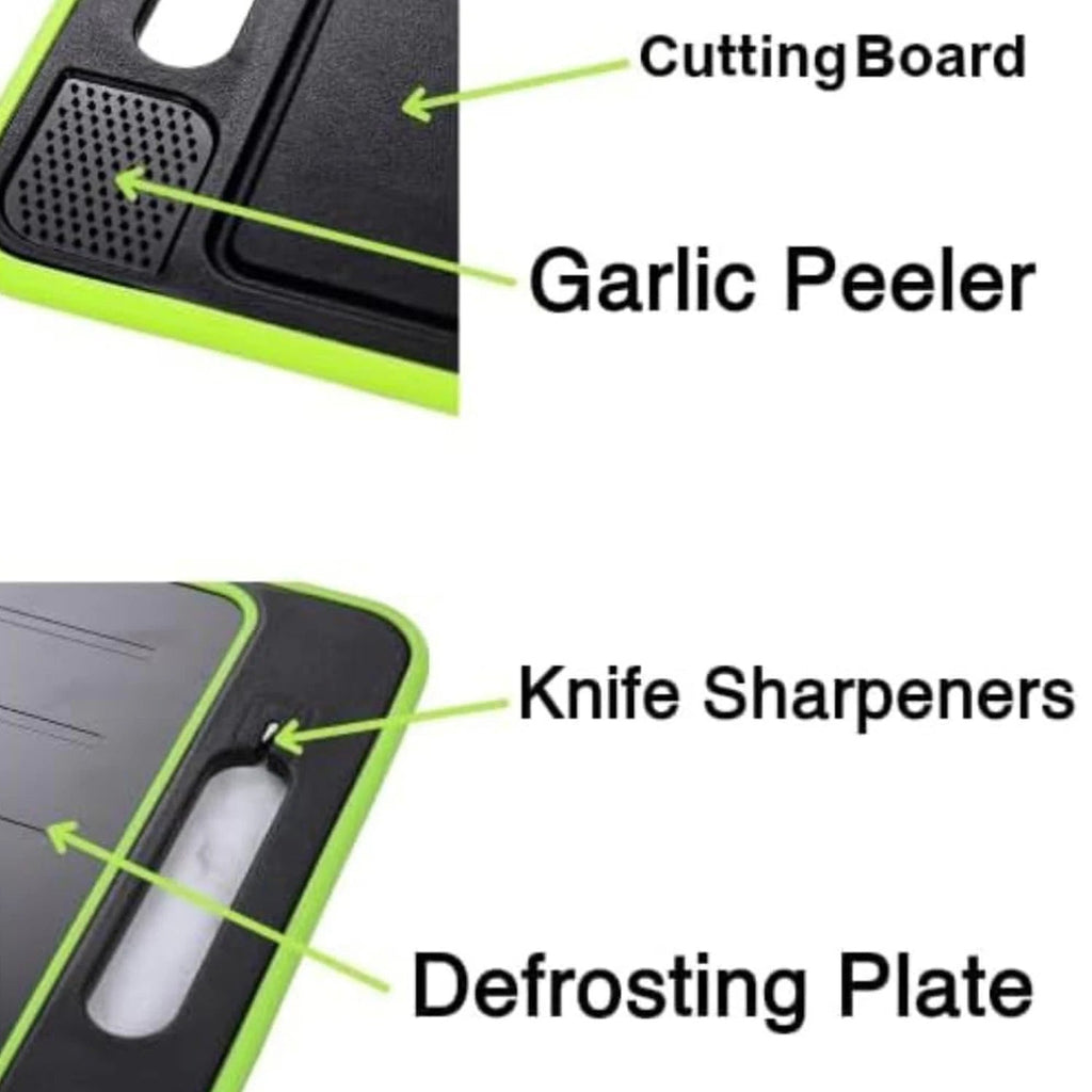4-in-1 Cutting Board with Defrosting Tray