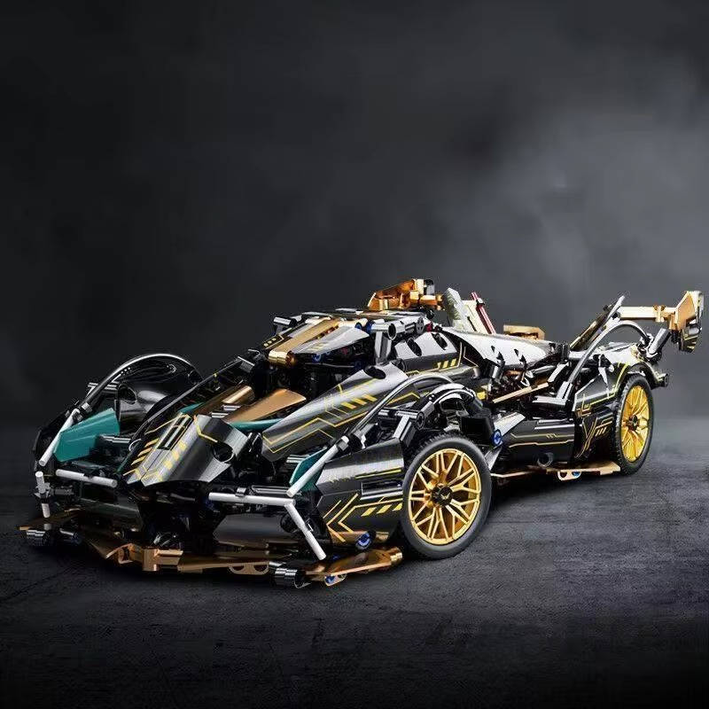 1690-Piece V12 Model Car Building Block Set
