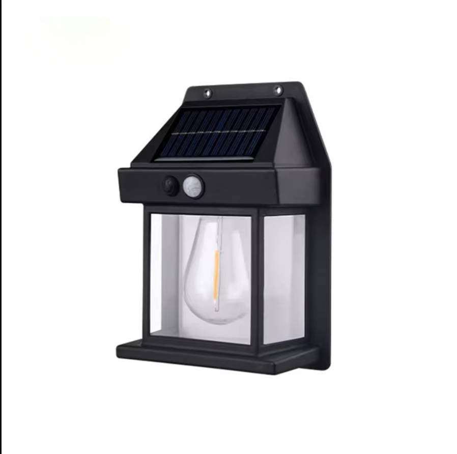 2-Pack Outdoor Solar Wall Lamp