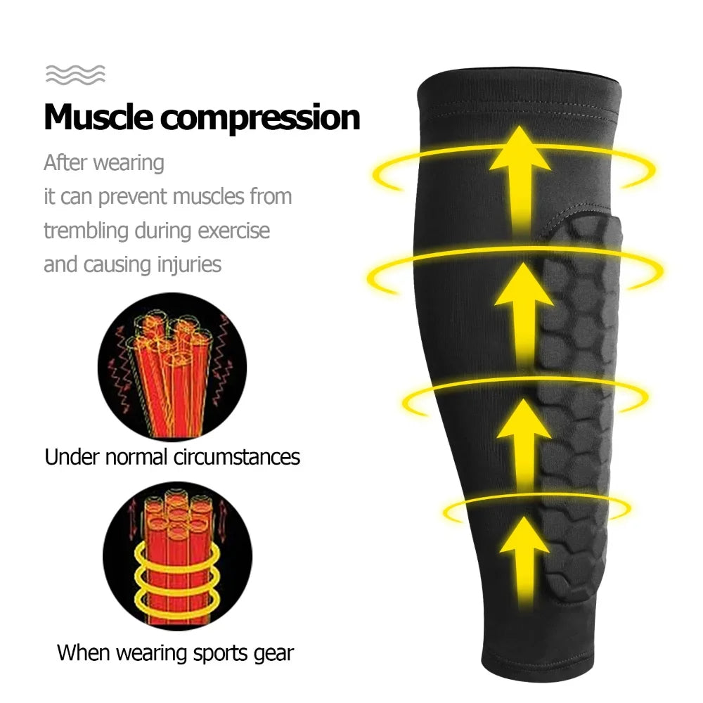 Honeycomb Soccer Shin Guards (1 Pair)