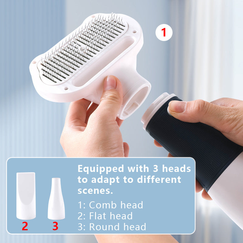 3-in-1 Dog Hair Dryer & Grooming Brush