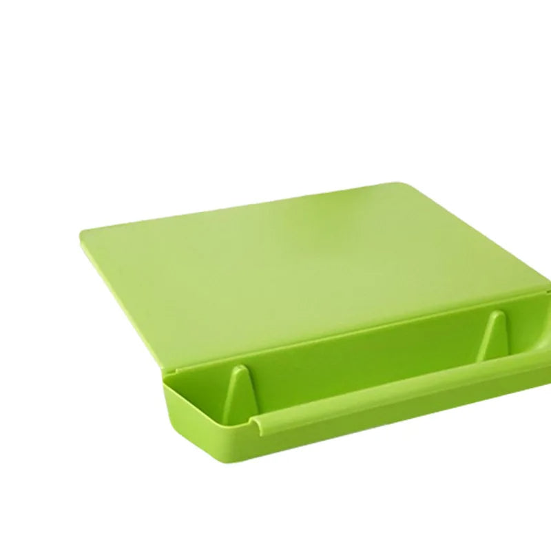 2-in-1 Cutting Board with Container Tray