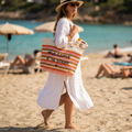 Woven Bucket Bag — Boho Crossbody