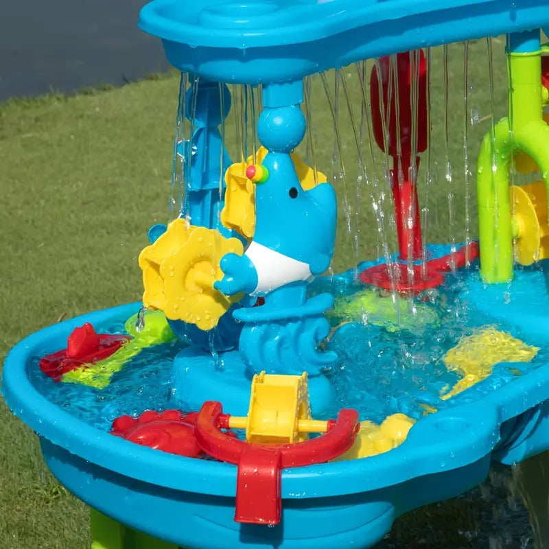 3-in-1 Outdoor Sand & Water Table for Kids