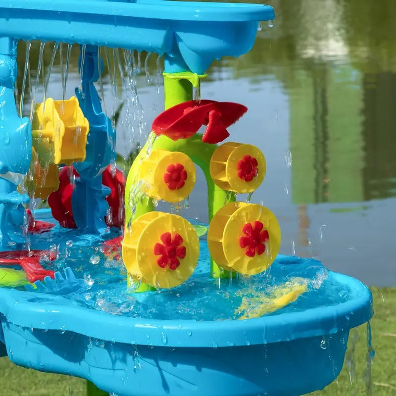 3-in-1 Outdoor Sand & Water Table for Kids
