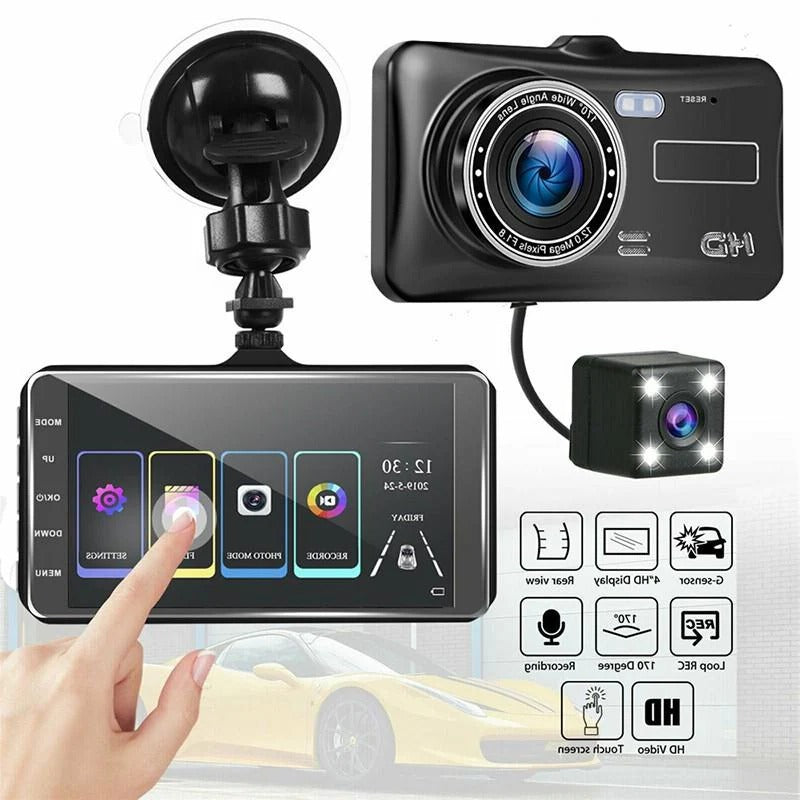 1080p Full HD Front & Rear Dash Cam