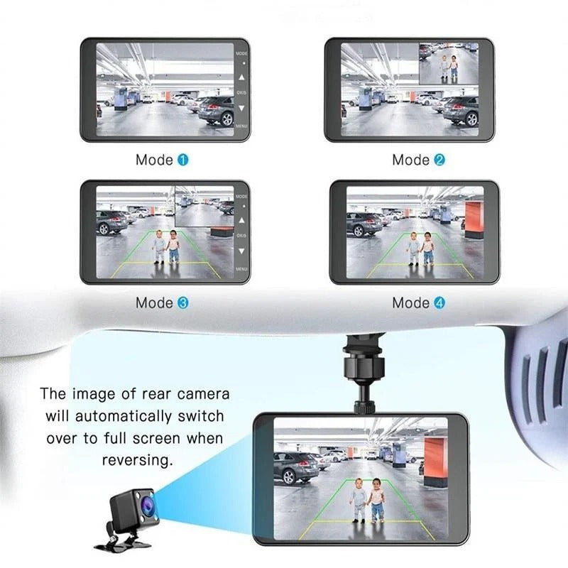 1080p Full HD Front & Rear Dash Cam