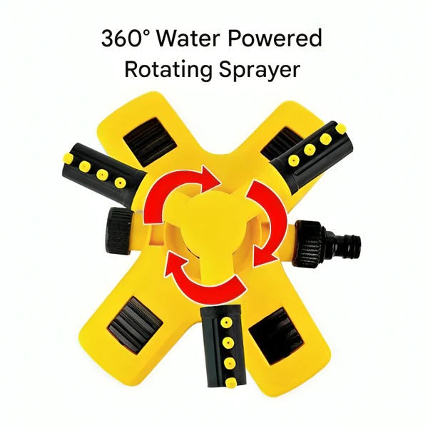 360° Rotating Lawn Sprinkler