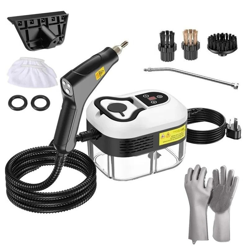 2500W High-Pressure Steam Cleaner with Gloves