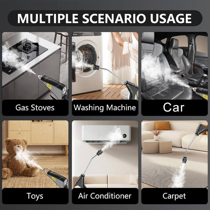 2500W High-Pressure Steam Cleaner with Gloves