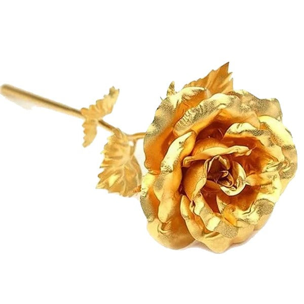 24K Gold-Dipped Real Rose with Gift Box