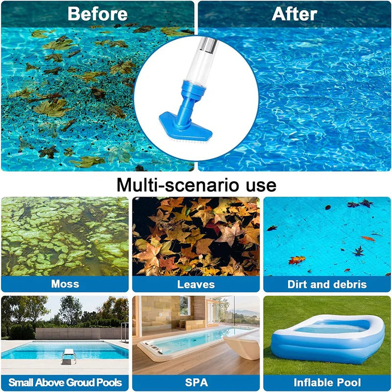 3-in-1 Cordless Rechargeable Pool Vacuum Cleaner