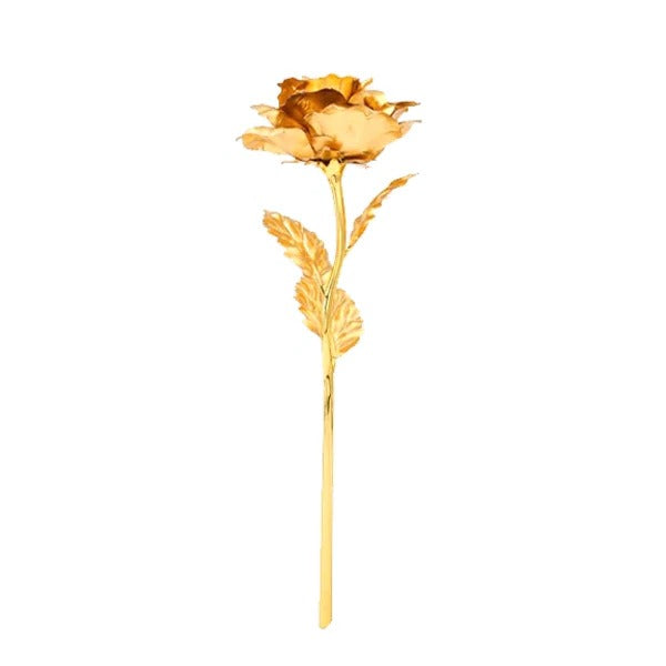 24K Gold-Dipped Real Rose with Gift Box