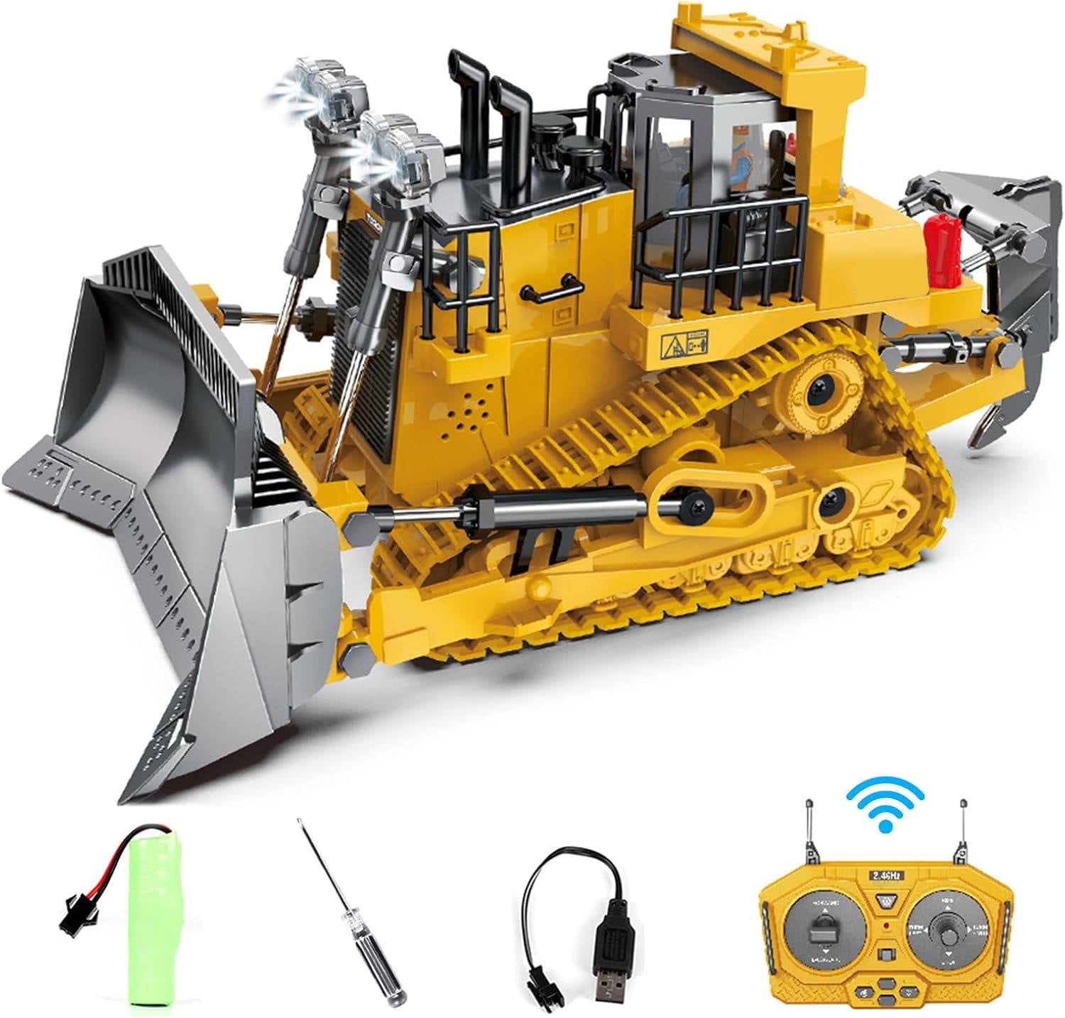 4WD Remote Control Excavator & Bulldozer