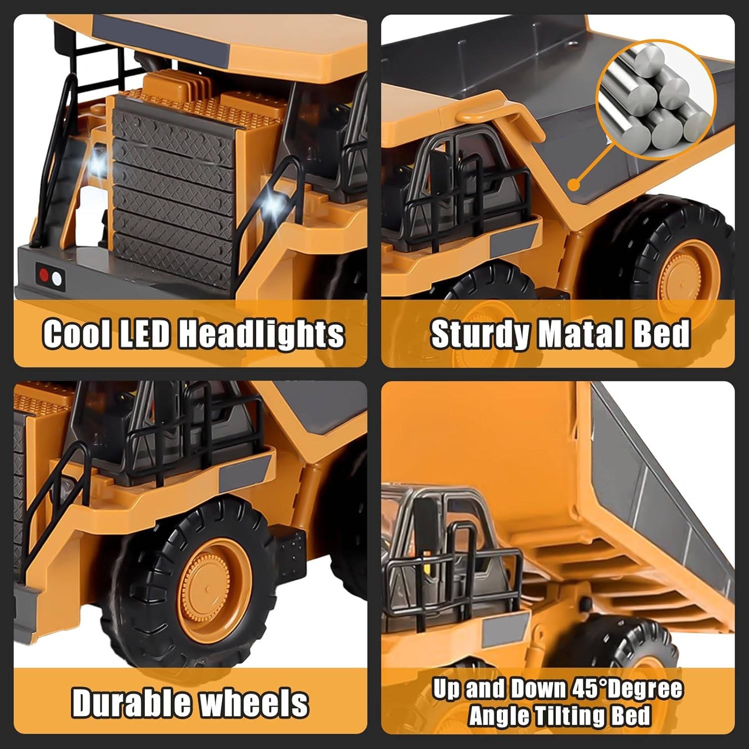 4WD Remote Control Excavator & Bulldozer