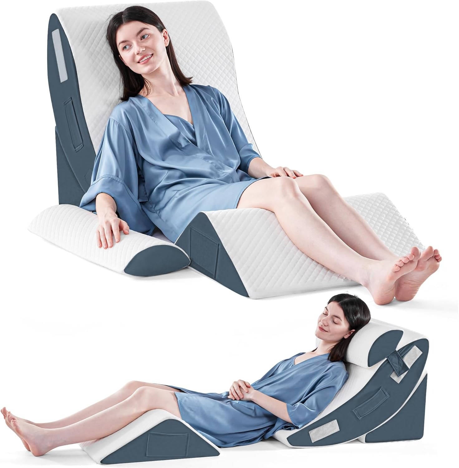 4-Piece Orthopedic Bed Wedge Pillow Set