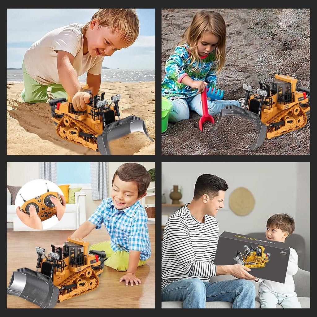 4WD Remote Control Excavator & Bulldozer