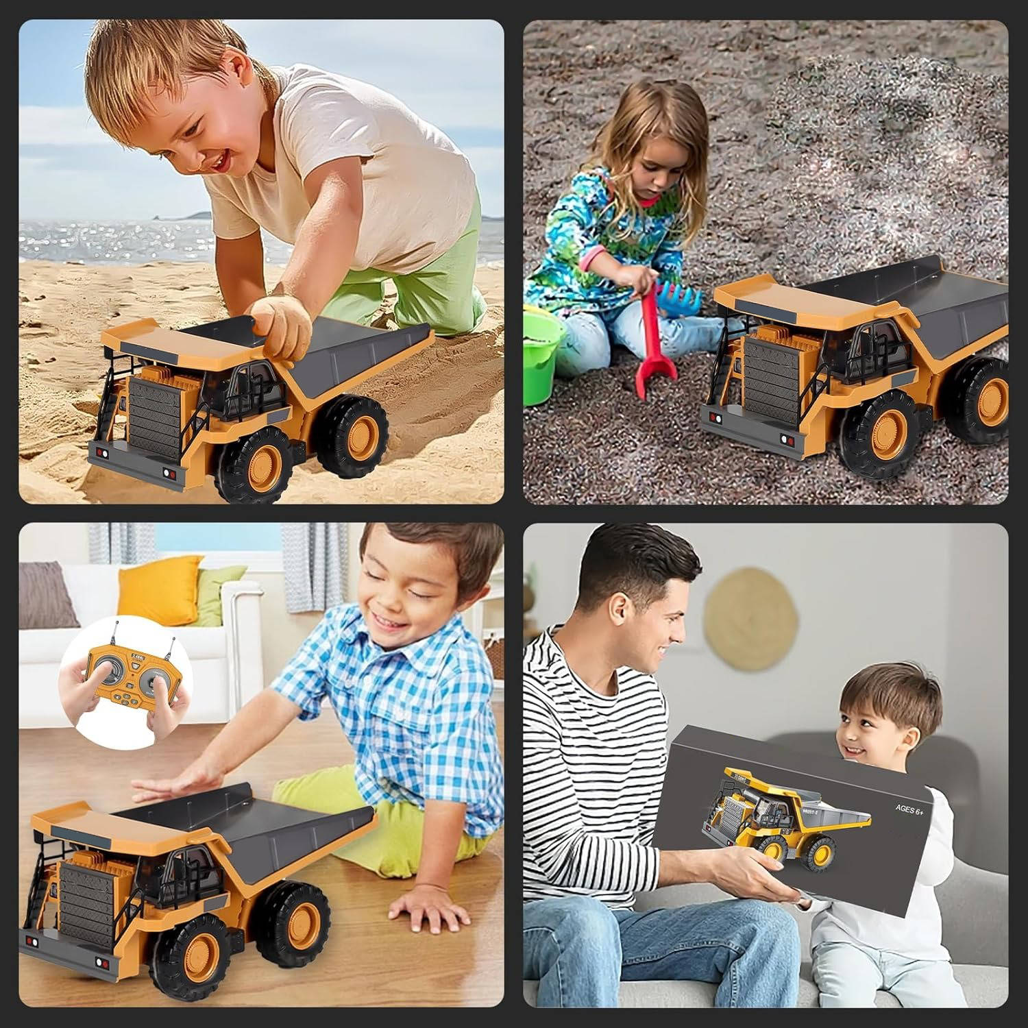 4WD Remote Control Excavator & Bulldozer