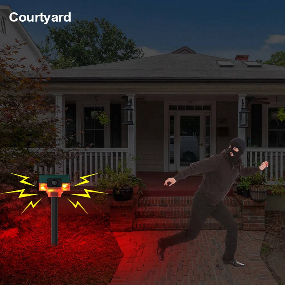 360° Solar Animal Repeller for Garden Pests
