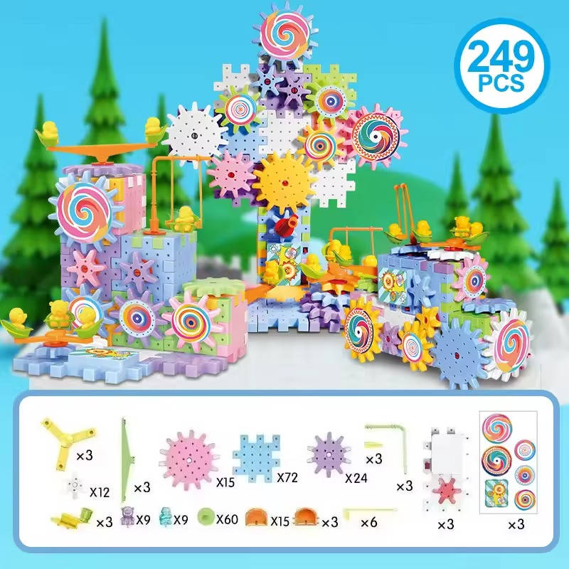 263-Piece Kids' Building Blocks Kit