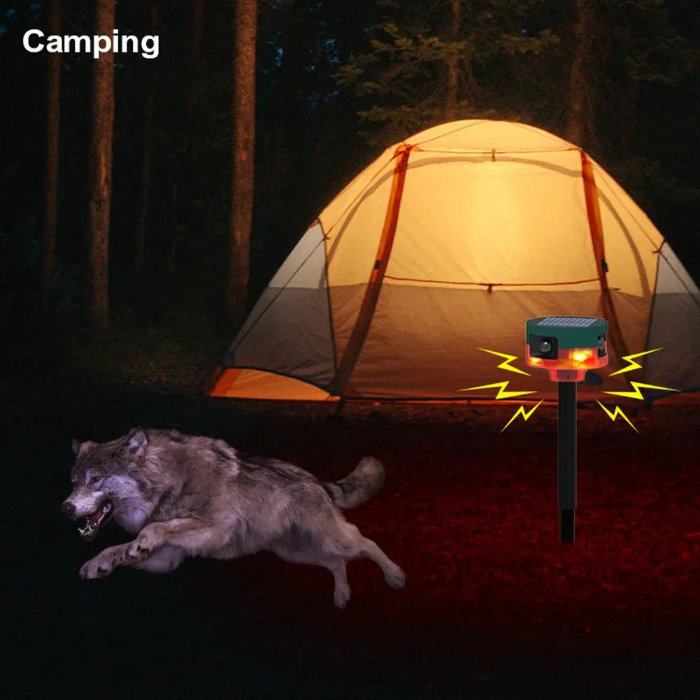 360° Solar Animal Repeller for Garden Pests