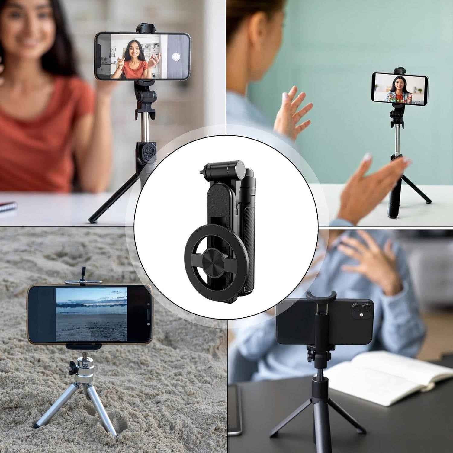 4-in-1 Magnetic Selfie Stick & Tripod