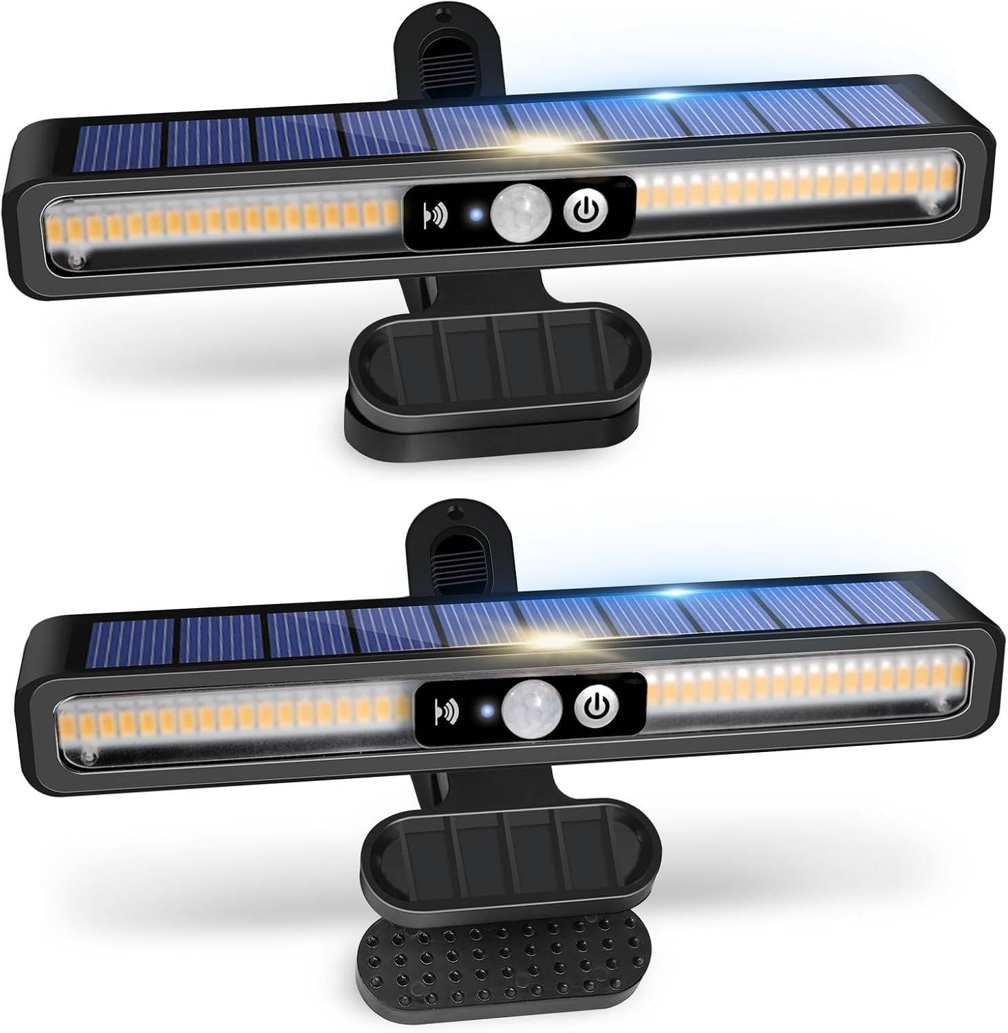 2-Pack Solar Fence & Step Lights